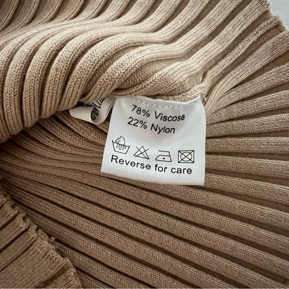 Vintage Bellidini tan ribbed Y2K knit tank - Size M - Picture 7 of 7